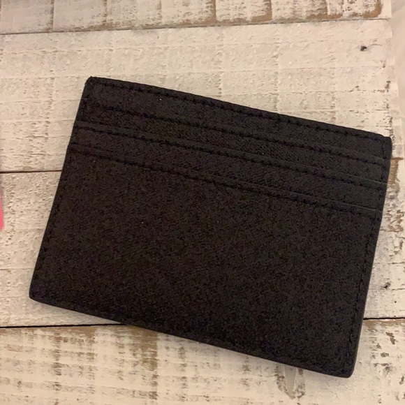 Nwt kate spade boxed shimmy glitter fabric card holder - Picture 3 of 8